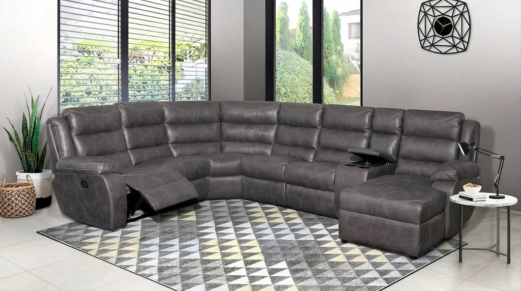 fabric upholstery lounge suite in living room